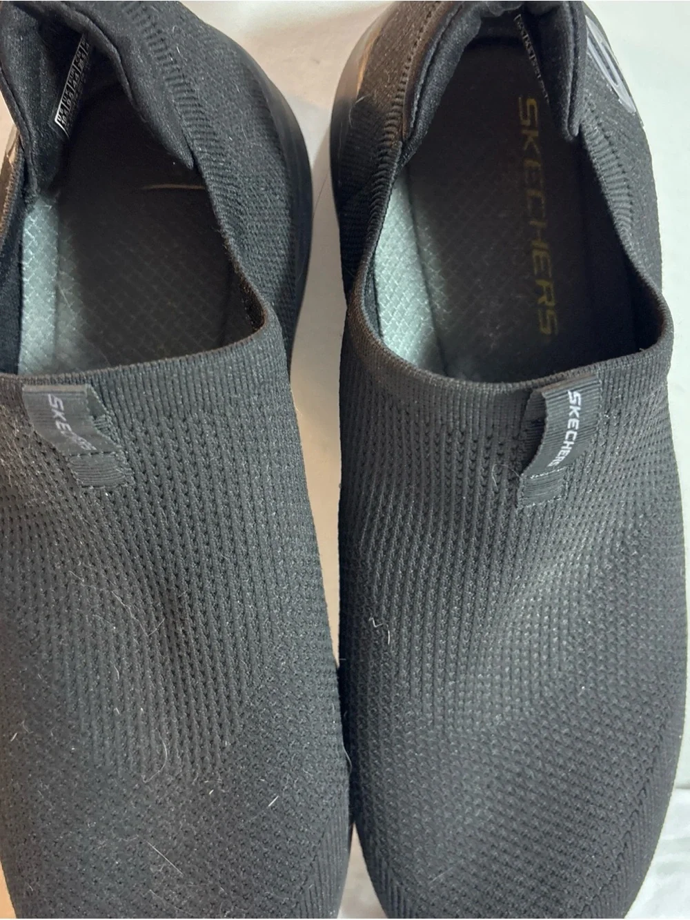 Skechers Men's Slip-On Athletic Shoes - Black. 8/18